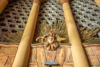 Shrine Auditorium, University Park, Los Angeles: Greater Metropolitan Area: Organ Grille Closeup