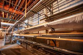 Shrine Auditorium, University Park, Los Angeles: Greater Metropolitan Area: Trap Room rear wall