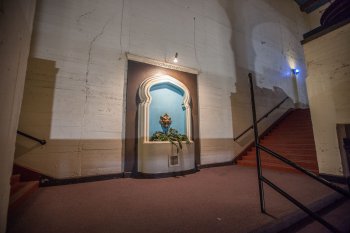 Shrine Auditorium, University Park: Stair to Gallery