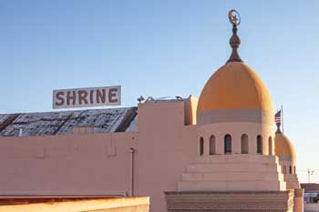 Shrine Auditorium, University Park, Los Angeles: Greater Metropolitan Area: Auditorium Roof and Dome