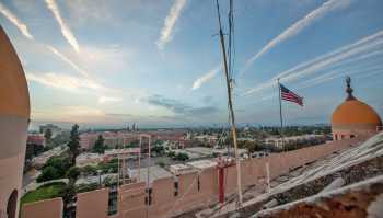 Shrine Auditorium, University Park, Los Angeles: Greater Metropolitan Area: View from Southwest corner of roof