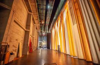 Shrine Auditorium, University Park, Los Angeles: Greater Metropolitan Area: Rear of Stage