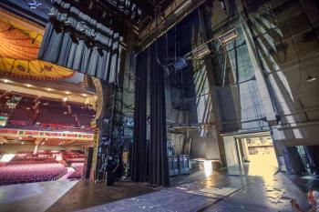 Shrine Auditorium, University Park, Los Angeles: Greater Metropolitan Area: Stage Right Wing from on-stage