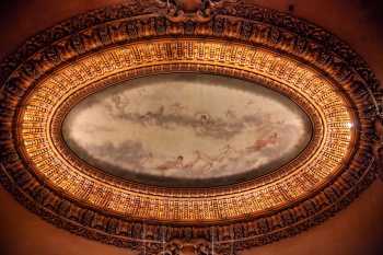 Spreckels Theatre, San Diego, California (outside Los Angeles and San Francisco): Main ceiling mural depicting the dawn