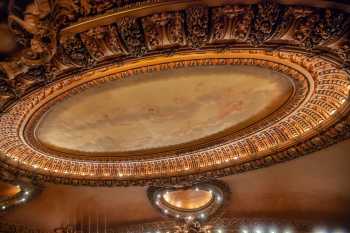 Spreckels Theatre, San Diego, California (outside Los Angeles and San Francisco): Ceiling mural from House Right