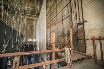 Spreckels Theatre, San Diego, California (outside Los Angeles and San Francisco): Paint Bridge from Stage Left Fly Floor
