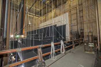 Spreckels Theatre, San Diego, California (outside Los Angeles and San Francisco): Stage Left Fly Floor from Downstage Left