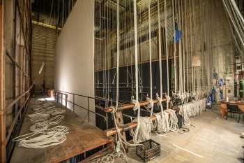 Spreckels Theatre, San Diego, California (outside Los Angeles and San Francisco): Fly Floor and Paint Bridge from Upstage Right