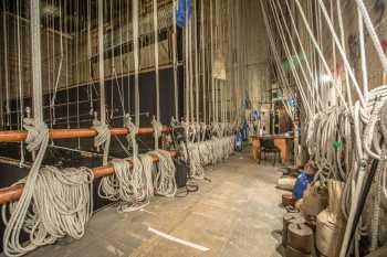 Spreckels Theatre, San Diego, California (outside Los Angeles and San Francisco): Fly Floor from Upstage looking Downstage