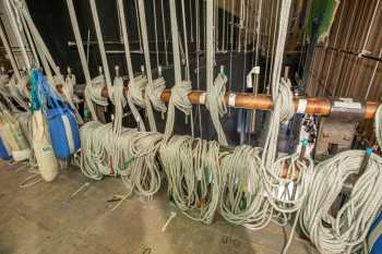 Spreckels Theatre, San Diego, California (outside Los Angeles and San Francisco): Pin Rail Downstage