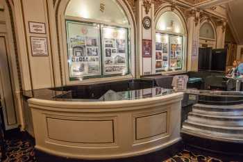 Spreckels Theatre, San Diego, California (outside Los Angeles and San Francisco): Concessions Stand closeup in main lobby