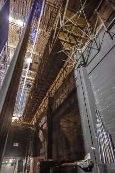 Spreckels Theatre, San Diego, California (outside Los Angeles and San Francisco): Stage Rear Wall and Paint Bridge
