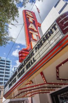 Stateside at the Paramount, Austin, Texas: Marquee and Readerboard