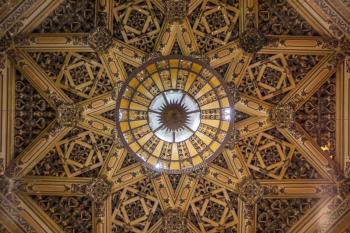 State Theatre, Los Angeles, Los Angeles: Downtown: Auditorium ceiling from below