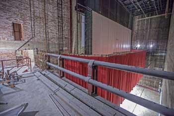 State Theatre, Los Angeles: Stage Left Pin Rail