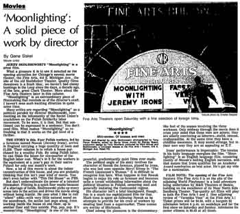 Update on the imminent reopening of the Studebaker Theater as reported in the 24th December 1982 edition of the <i>Chicago Tribune</i> (1.7MB)