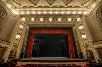 Studebaker Theater, Chicago: Stage from Orchestra center