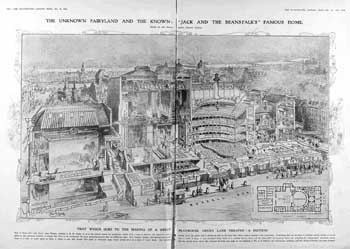 Diagram of the theatre from the <i>Illustrated London News</i> (31 December 1910), from the British Newspaper Archive (JPG)