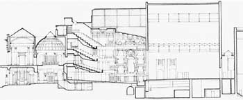 Cross Section of the 1922 building, courtesy Greater London Council via British History Online (JPG)