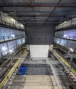 Theatre Royal, Drury Lane, London: Stagehouse from Lighting Gallery (panoramic view)
