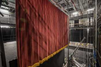 Theatre Royal, Drury Lane, London, United Kingdom: London: House Curtain in storage