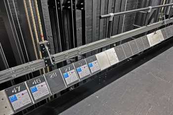 Theatre Royal, Drury Lane, London, United Kingdom: London: Lock Rail Closeup, Midstage