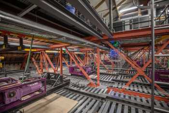 Theatre Royal, Drury Lane, London, United Kingdom: London: Grid, looking downstage from Upstage Center