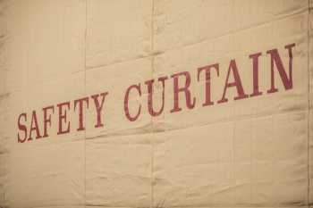 Theatre Royal, Glasgow, United Kingdom: outside London: Safety Curtain Closeup