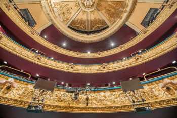 Theatre Royal, Glasgow, United Kingdom: outside London: Balcony fronts and Auditorium Ceiling from Stalls