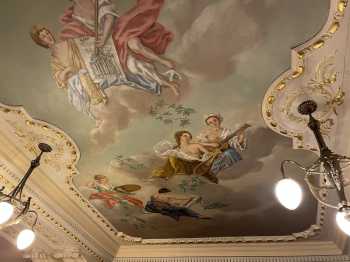 Theatre Royal, Newcastle upon Tyne, United Kingdom: outside London: Lobby ceiling mural