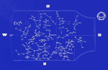 Map of star constellations on the ceiling of the theatre, created as part of the renovation completed in April 2013 – courtesy <i>Tivoli Theatre</i> (JPG)