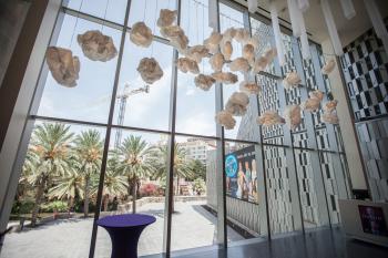 Tobin Center for the Performing Arts, San Antonio: Overlooking the Will Naylor Smith Riverwalk Plaza