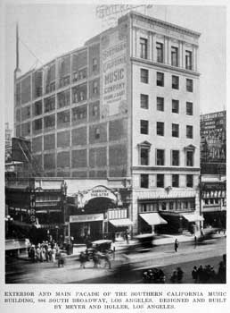 Photograph of the Garrick Theatre, predecessor of the Tower Theatre, from <i>California Southland</i> (August 1925), held by the California State Library and scanned online by the Internet Archive (JPG)