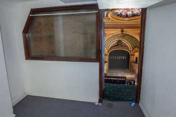 Tower Theatre, Los Angeles, Los Angeles: Downtown: Crying Room with view into Auditorium