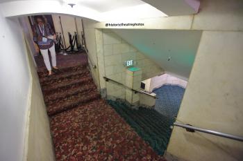 Tower Theatre, Los Angeles: Stairs down to Basement Lounge