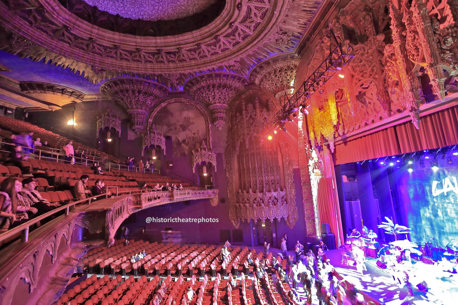 The United Theater on Broadway, Los Angeles: <i>Night On Broadway</i> 2016 from Balcony right