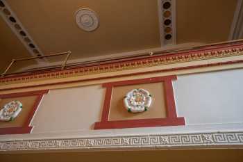 Settle Victoria Hall, United Kingdom: outside London: Balcony Front Closeup