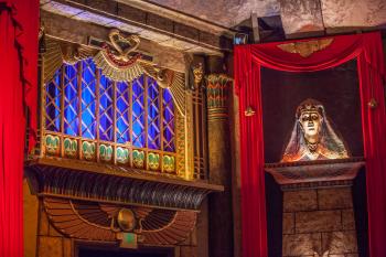 Vista Theatre, Los Feliz: House Right Organ Grille and Pharaoh Mask