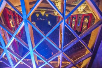 Vista Theatre, Los Feliz, Los Angeles: Greater Metropolitan Area: Auditorium from behind Organ Grille