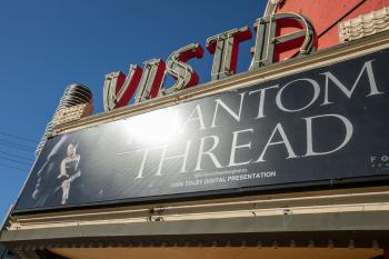 Vista Theatre, Los Feliz: Marquee from street