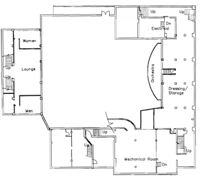 Lower (Basement) level plan