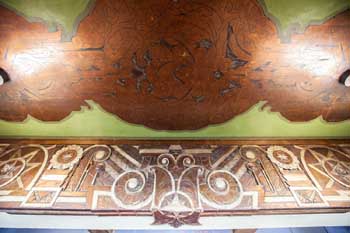 Warner Theatre, Huntington Park, Los Angeles: Greater Metropolitan Area: Vestibule Ceiling Detail