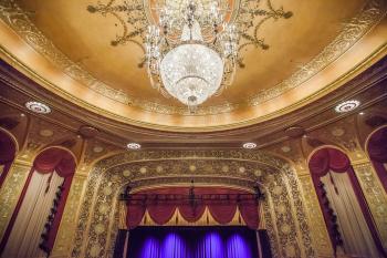 Warner Theatre, Washington D.C., Washington DC: Ceiling from Balcony front