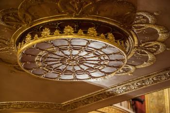 Warner Theatre, Washington D.C., Washington DC: Balcony Soffit Light Fixture