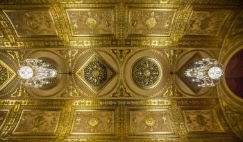 Warner Theatre, Washington D.C., Washington DC: Lobby Ceiling