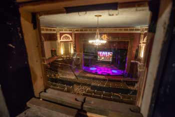 Wilshire Ebell Theatre, Los Angeles: Auditorium from Booth