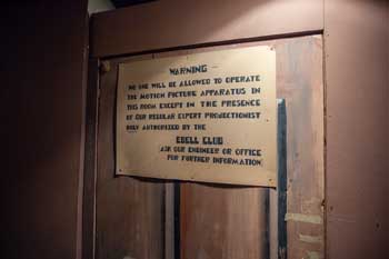 Wilshire Ebell Theatre, Los Angeles, Los Angeles: Greater Metropolitan Area: Historic Sign on Door