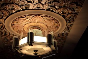 The Wiltern, Koreatown, Los Angeles: Greater Metropolitan Area: Auditorium Light Fixture