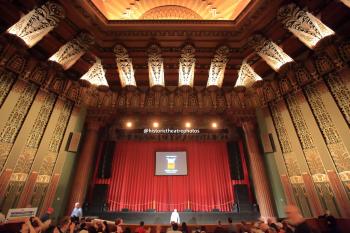 The Wiltern, Koreatown, Los Angeles: Greater Metropolitan Area: Auditorium from Orchestra center