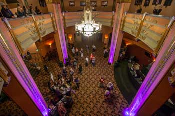 The Wiltern, Koreatown, Los Angeles: Greater Metropolitan Area: Lobby From Above